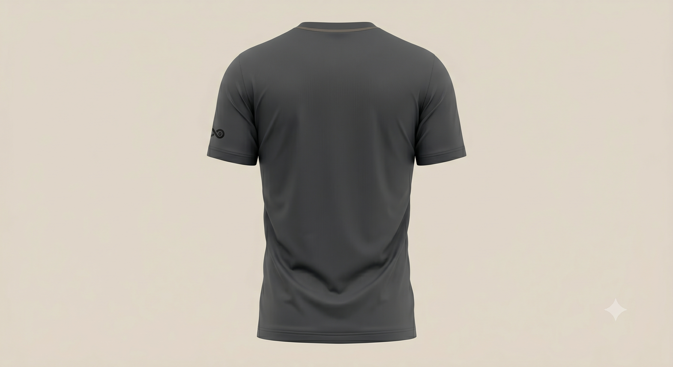 INFINITE GAINS Premium Men's Athletic Gym T-Shirt - Dark Charcoal