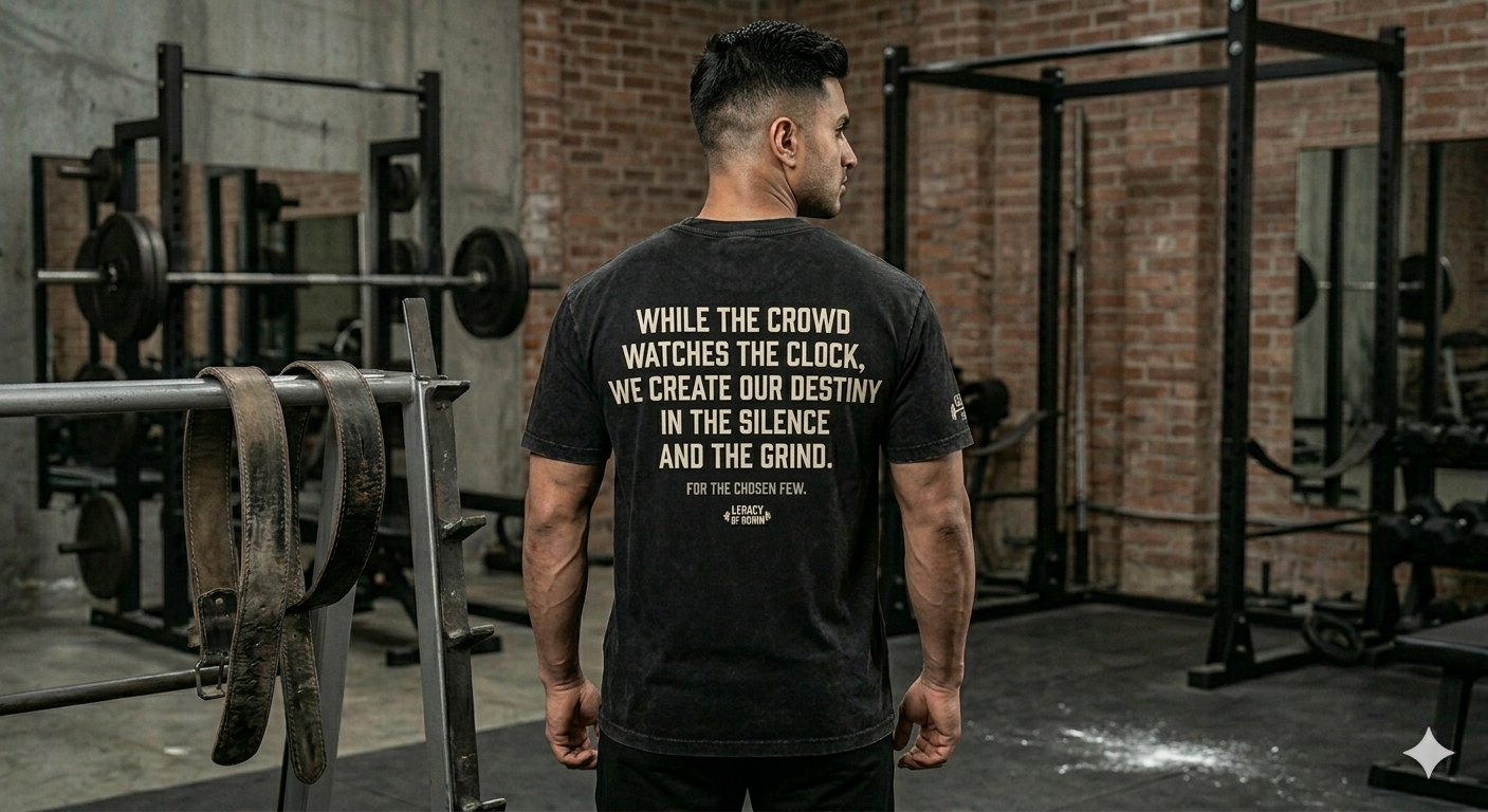 Infinity Premium Washed Black Graphic Tee - Comfort & Style for the Modern Minimalist | GYM